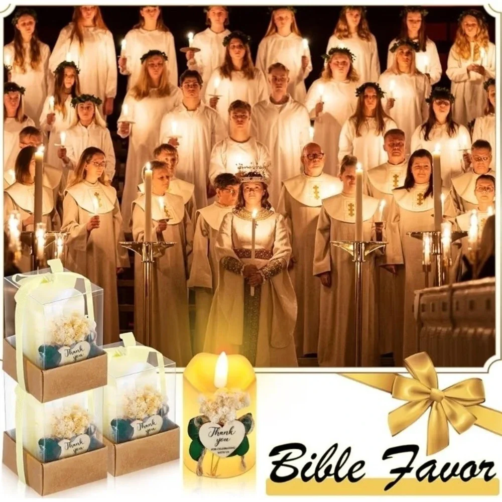 Retisee Wedding Bridal Shower Candle Favors for Guests - Wood (32 Sets)